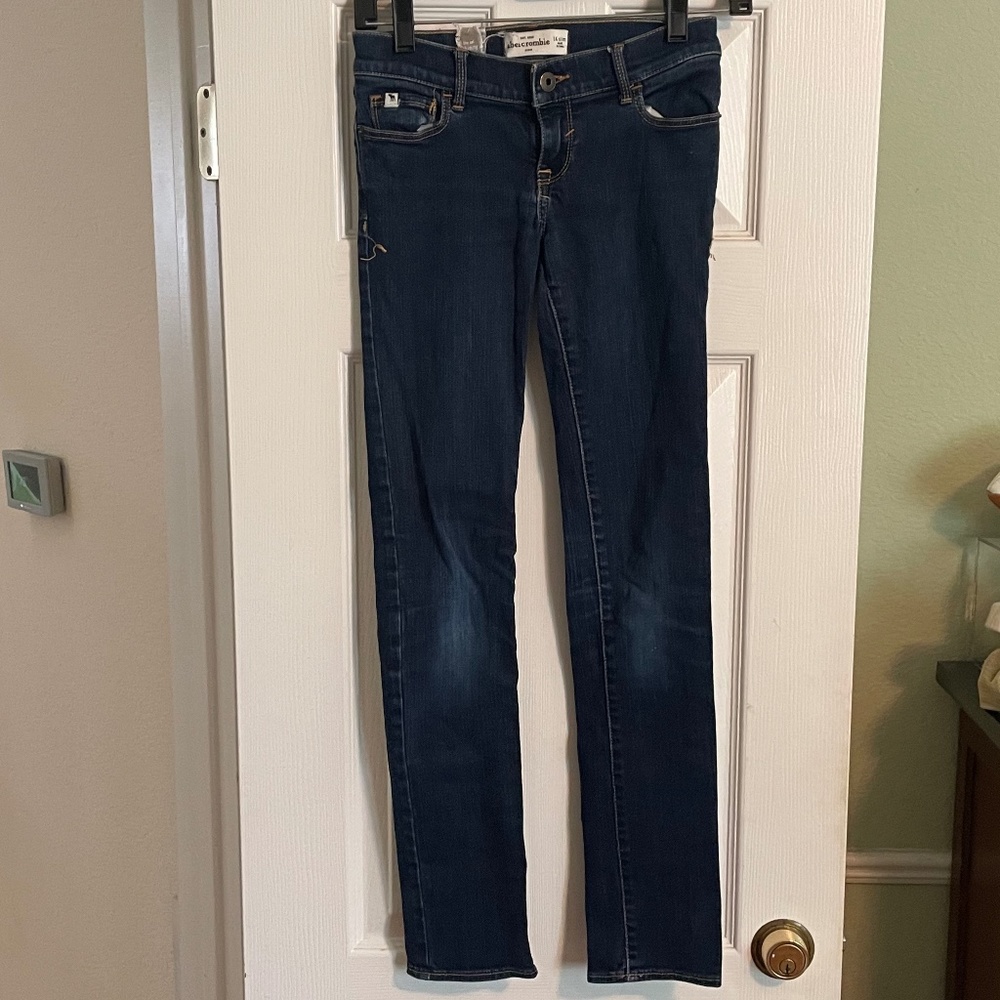 Abercrombie Kids Dark Washed Jeans Size 14 Slim